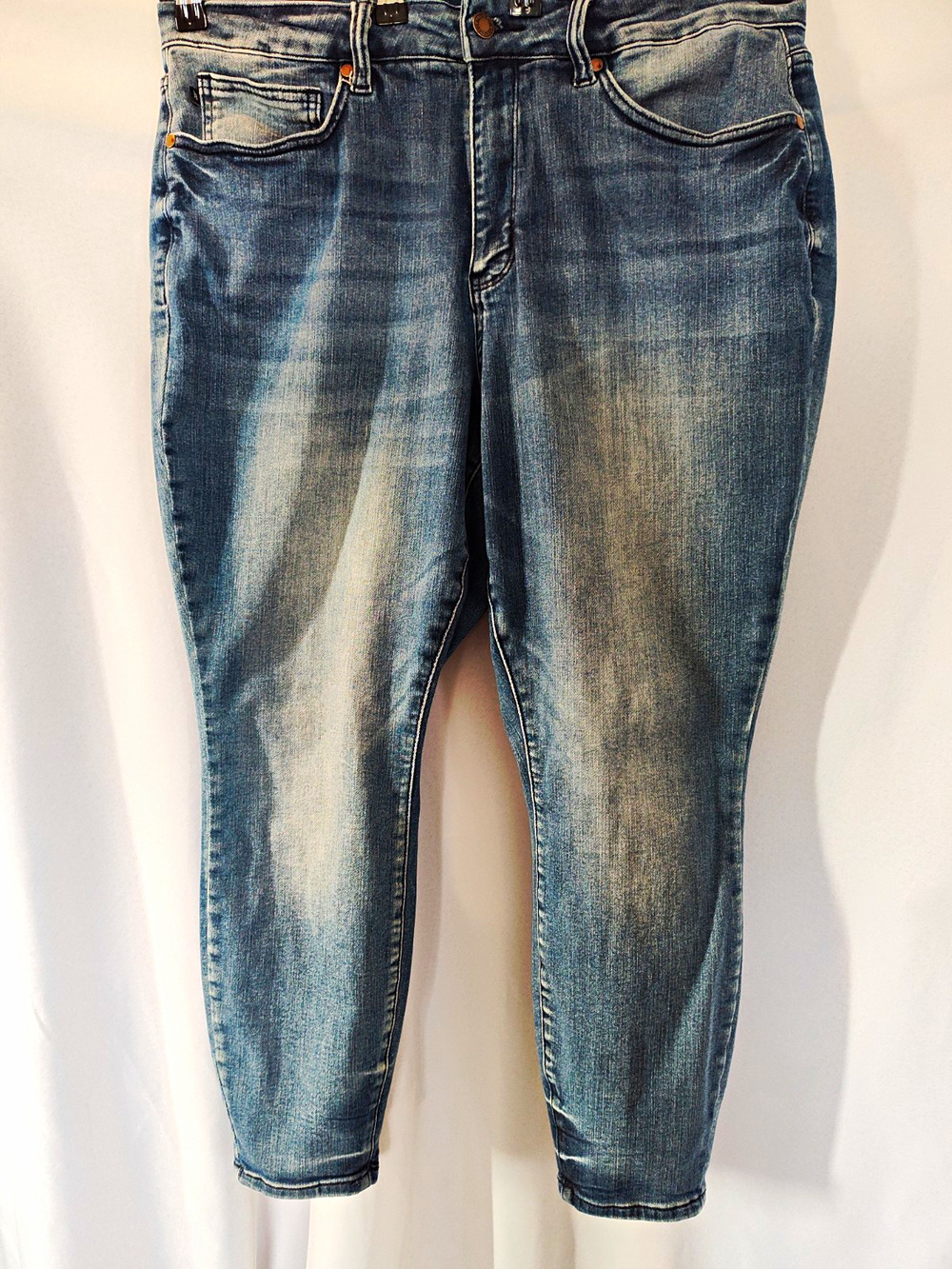 Judy Blue Women’s Plus 18W Blue High Rise Tummy Control Skinny Stretch Jeans